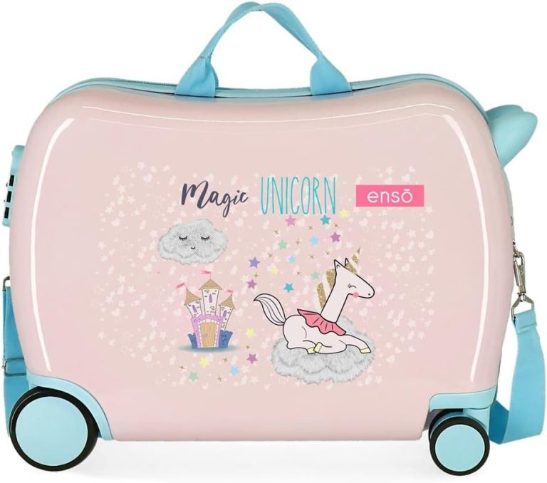 Enso Magic Unicorn Valise pour Enfant Rose 50 x 38 x 20 cm Rigide ABS Fermeture à Combinaison Latérale 34 L 1,8 kg 4 Roues
